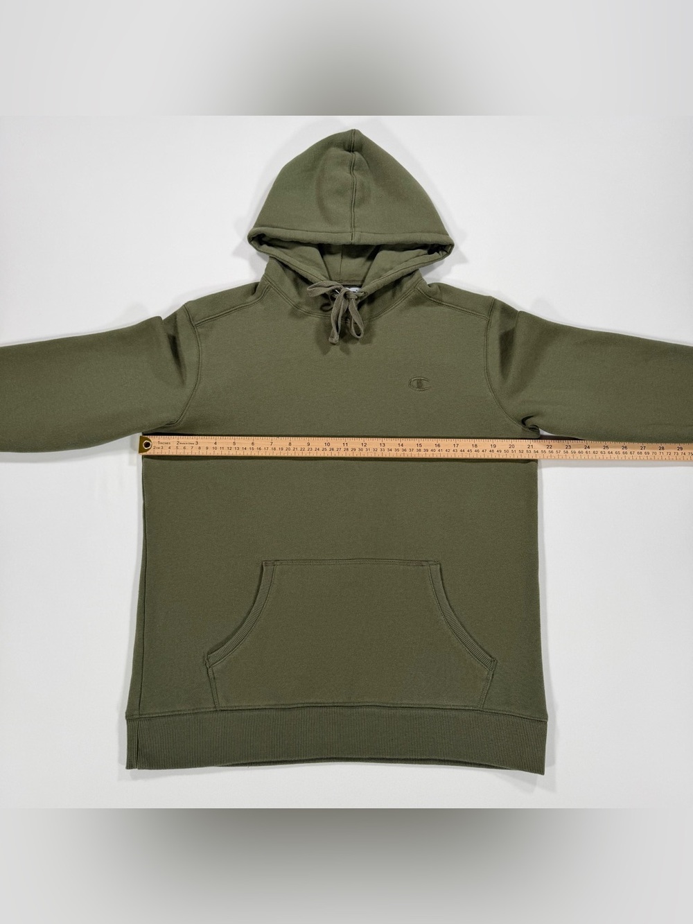 Champion Mens Fleece Hoodie & Jogger Tracksuit Set Cargo Olive Green Size Small - Picture 3 of 15